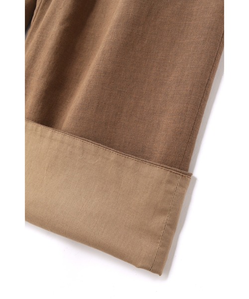 human woman（ヒューマンウーマン）の「麻混ワイドパンツ（その他パンツ・レディース・ベージュ系その他/ベージュ系その他2・SMALL/MEDIUM/LARGE/X-SMALL）」の11枚目の写真