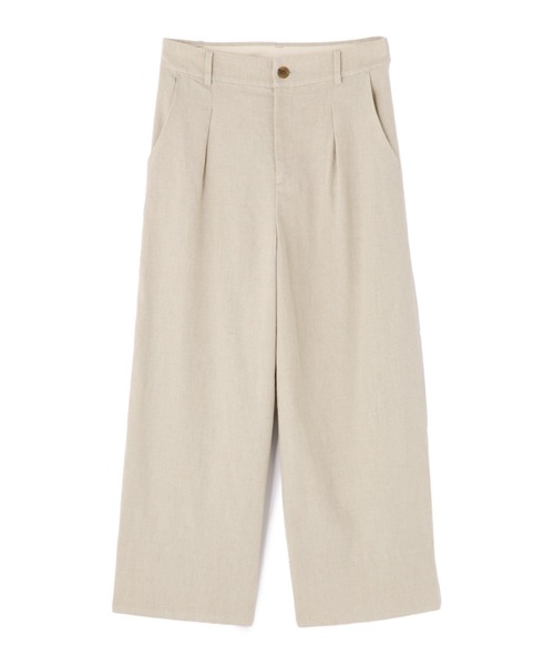 human woman（ヒューマンウーマン）の「麻混ワイドパンツ（その他パンツ・レディース・ベージュ系その他/ベージュ系その他2・SMALL/MEDIUM/LARGE/X-SMALL）」の13枚目の写真