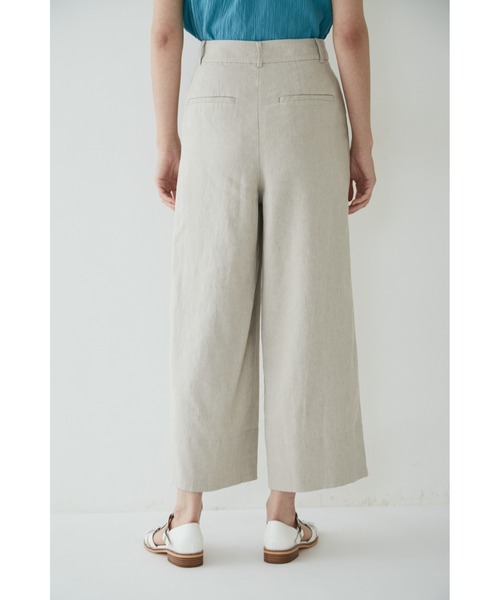 human woman（ヒューマンウーマン）の「麻混ワイドパンツ（その他パンツ・レディース・ベージュ系その他/ベージュ系その他2・SMALL/MEDIUM/LARGE/X-SMALL）」の9枚目の写真