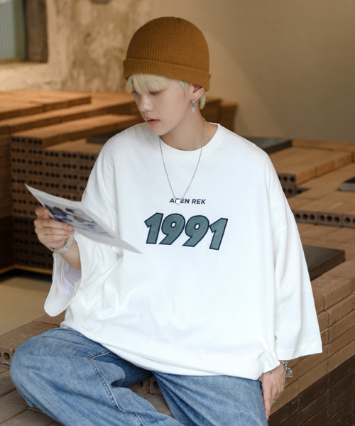 neos(ネオス)の「【neos -addictive design-】ビッグシルエット アメカジ 刺繍 プリント ハーフスリーブ Tシャツ(Tシャツ/カットソー・メンズ・ホワイト/チャコールグレー/レッド/グリーン・MEDIUM/LARGE)」の15枚目の写真