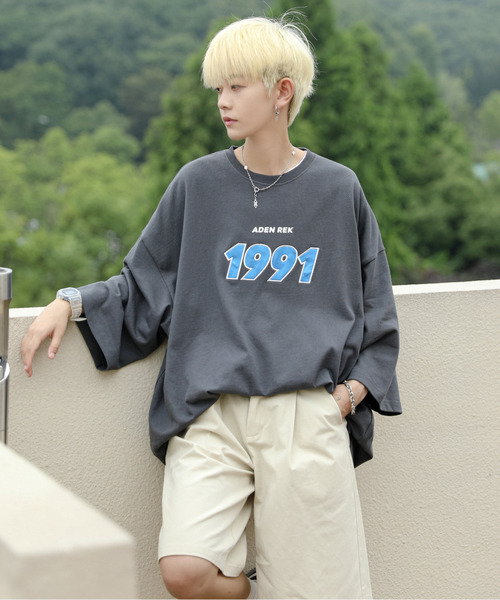 neos(ネオス)の「【neos -addictive design-】ビッグシルエット アメカジ 刺繍 プリント ハーフスリーブ Tシャツ(Tシャツ/カットソー・メンズ・ホワイト/チャコールグレー/レッド/グリーン・MEDIUM/LARGE)」の16枚目の写真