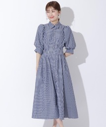 ☆And couture☆新作☆バックリボンチェックシャツワンピース☆