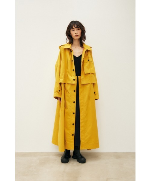 M_（エムアンダーバー）の「【M_】REMOVABLE DRESS コート（その他アウター・レディース・ブラック/イエロー・FREE）」の9枚目の写真
