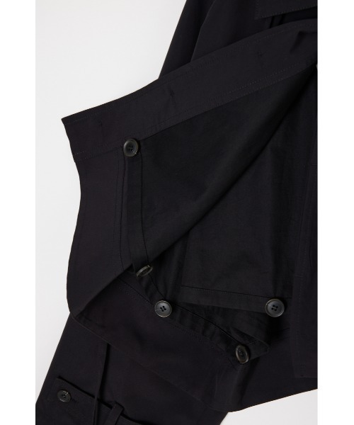 M_（エムアンダーバー）の「【M_】REMOVABLE DRESS コート（その他アウター・レディース・ブラック/イエロー・FREE）」の5枚目の写真