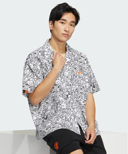 ダイワSPECIALシャツ３枚 adidas（アディダス）の「Kentaro Okawara BK 総柄プリント
