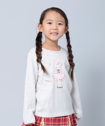 mimiちゃんチュールスカート天竺長袖Tシャツ(100～130)