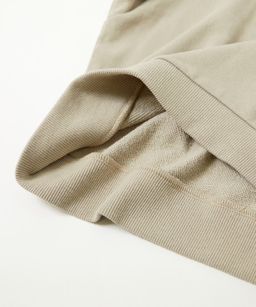 綿100% 重ね着風フリル スウェットトレーナー（スウェット