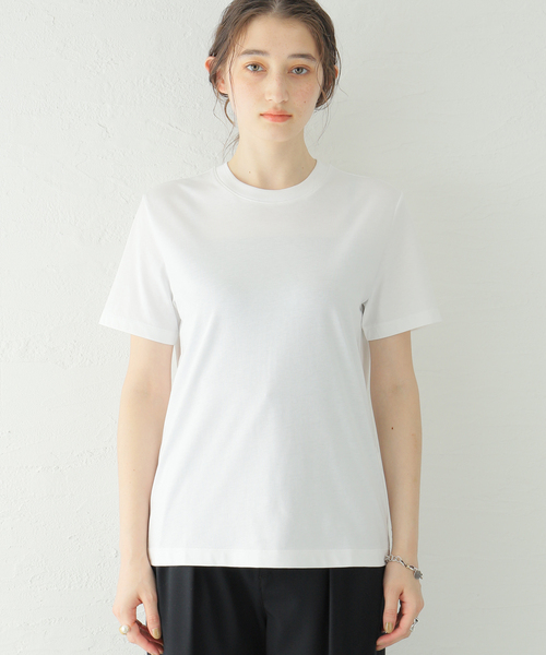 Spick & Span(スピックアンドスパン)の「オーガニックコットンT(Tシャツ/カットソー・レディース・ホワイト/ブラック・FREE)」の20枚目の写真