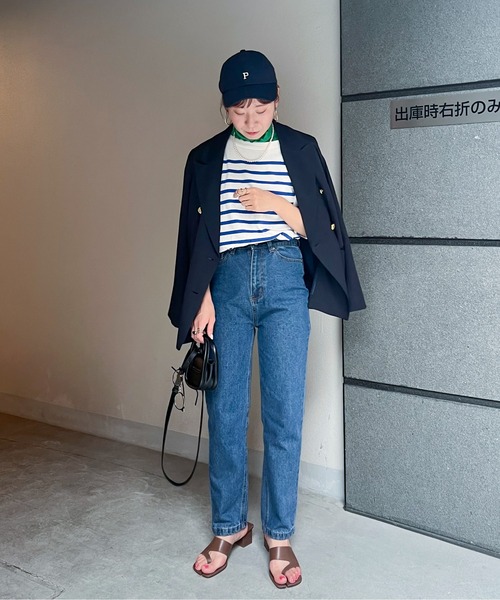 feepur（フェピュール）の「金釦ダブルジャケット（テーラードジャケット・レディース・ネイビー・MEDIUM）」の18枚目の写真