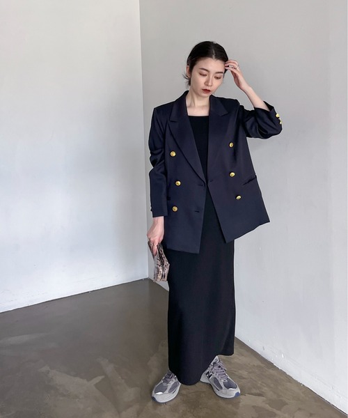 feepur（フェピュール）の「金釦ダブルジャケット（テーラードジャケット・レディース・ネイビー・MEDIUM）」の12枚目の写真