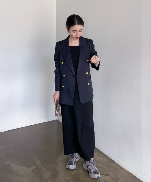 feepur（フェピュール）の「金釦ダブルジャケット（テーラードジャケット・レディース・ネイビー・MEDIUM）」の13枚目の写真