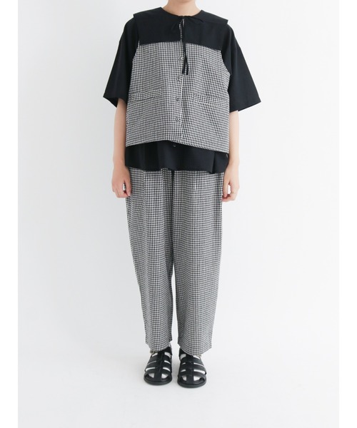 Samansa Mos2（サマンサ モスモス）の「セーラー襟ブラウス（シャツ/ブラウス・レディース・ベージュ/グリーン/ブラック・ﾌﾘ-）」の9枚目の写真