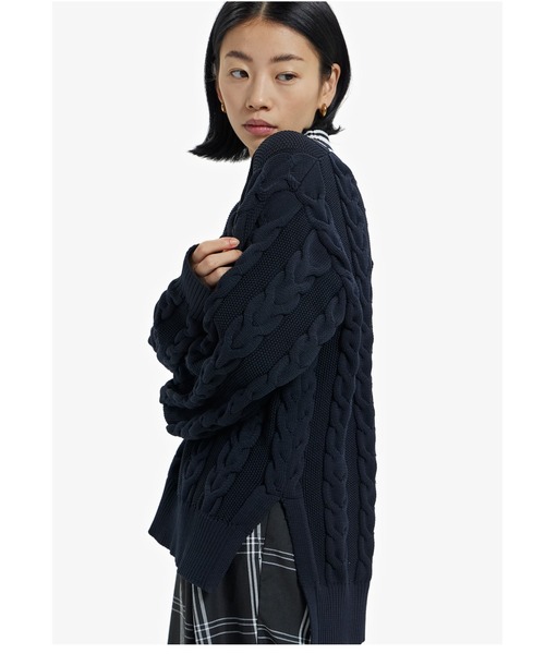 ランキング2025 FRED PERRY（フレッドペリー）の「Cable Knit V-Neck Jumper トップス