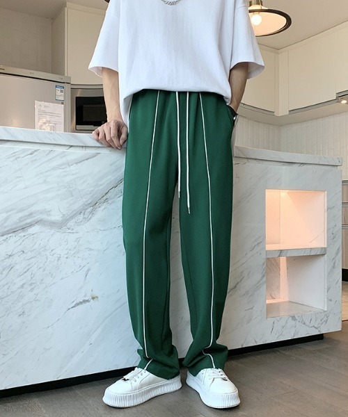 Mimma/Mimaa(ミマ)の「【Mimma/Mimaa】フロントパイピングバカンスパンツ(スラックス・メンズ・ホワイト/ブラック/グリーン・FREE)」の19枚目の写真