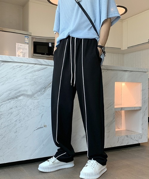 Mimma/Mimaa(ミマ)の「【Mimma/Mimaa】フロントパイピングバカンスパンツ(スラックス・メンズ・ホワイト/ブラック/グリーン・FREE)」の15枚目の写真