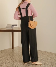 Bab | 【SサイズMサイズ選べます】ハイウエストサロペット(サロペット/オーバーオール)