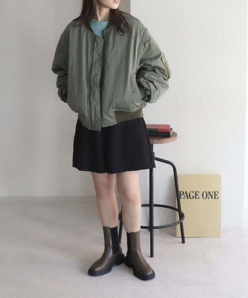 JETEE(ジュテ)の「【JETEE/ジュテ】サイドゴアミドルブーツ(ブーツ・レディース・オリーブ/ブラック・37/38/39)」の4枚目の写真