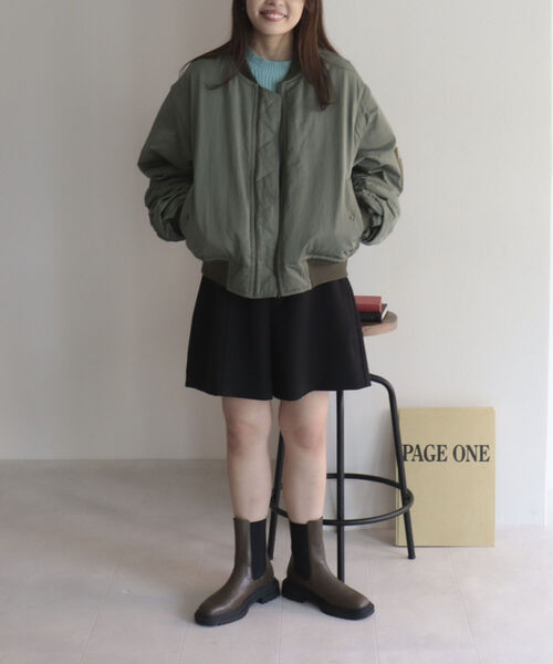 JETEE(ジュテ)の「【JETEE/ジュテ】サイドゴアミドルブーツ(ブーツ・レディース・オリーブ/ブラック・37/38/39)」の3枚目の写真