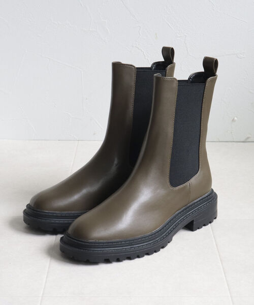 JETEE(ジュテ)の「【JETEE/ジュテ】サイドゴアミドルブーツ(ブーツ・レディース・オリーブ/ブラック・37/38/39)」の11枚目の写真