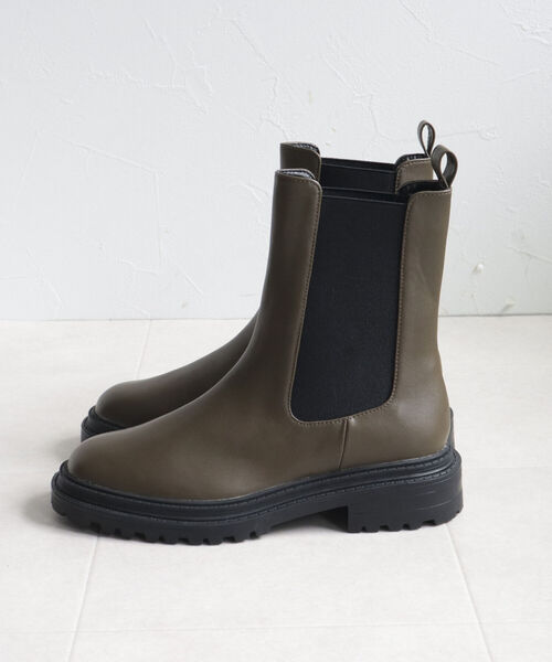 JETEE(ジュテ)の「【JETEE/ジュテ】サイドゴアミドルブーツ(ブーツ・レディース・オリーブ/ブラック・37/38/39)」の13枚目の写真