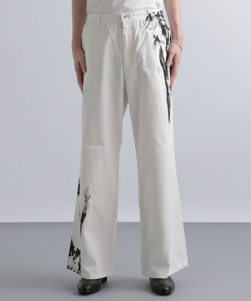 HARE（ハレ）の「ブラッシュペイントデニムパンツ(HARE)（デニムパンツ・メンズ・ブラック/オフホワイト・SMALL/MEDIUM）」の20枚目の写真