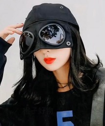 サングラス付き キャップ