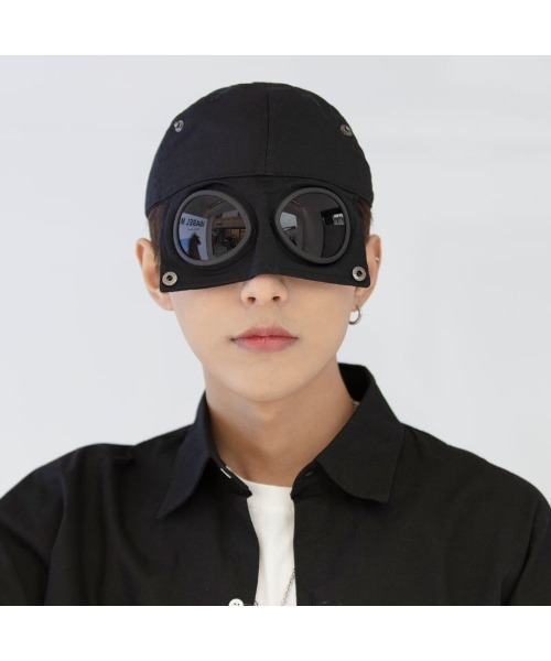 DEVICE（デバイス）の「サングラス付き キャップ（キャップ・レディース・ブラック・FREE）」の7枚目の写真