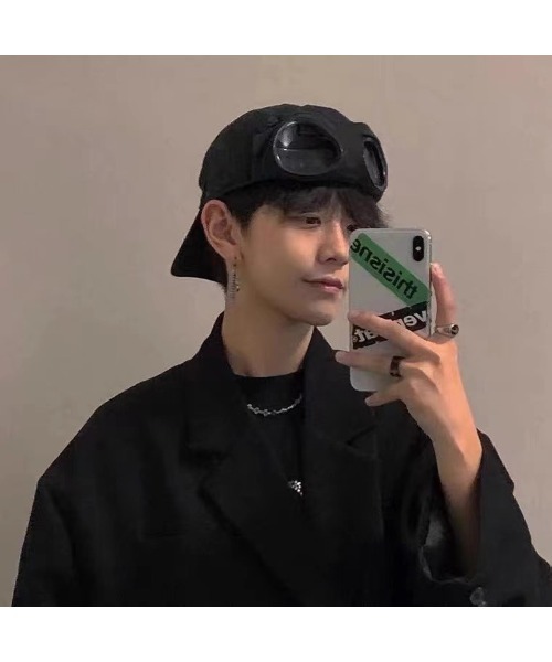 DEVICE（デバイス）の「サングラス付き キャップ（キャップ・レディース・ブラック・FREE）」の4枚目の写真