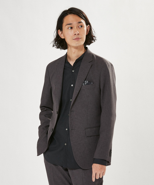 EDIFICE SELECT（エディフィスセレクト）の「オールシーズン ウール ライク 2ボタン ジャケット "セットアップ着用可"（テーラードジャケット・メンズ・チャコールグレー/ネイビー/ブラウン/カーキ・SMALL/MEDIUM/LARGE/X-LARGE）」の22枚目の写真
