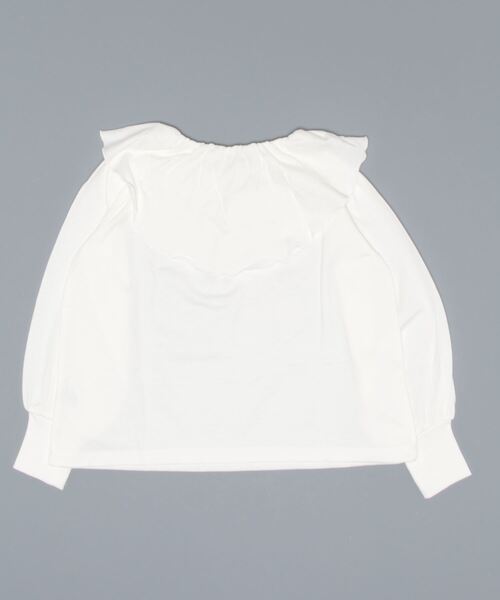 nino(ニノ)の「プルオーバー フリルBIG衿(その他トップス・キッズ・ピンク/ホワイト・130cm/140cm/150cm)」の3枚目の写真