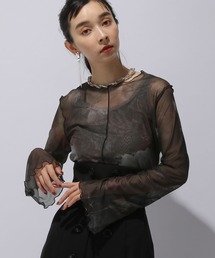 HARE | BLURアートメローカットソー(HARE)(Tシャツ/カットソー)