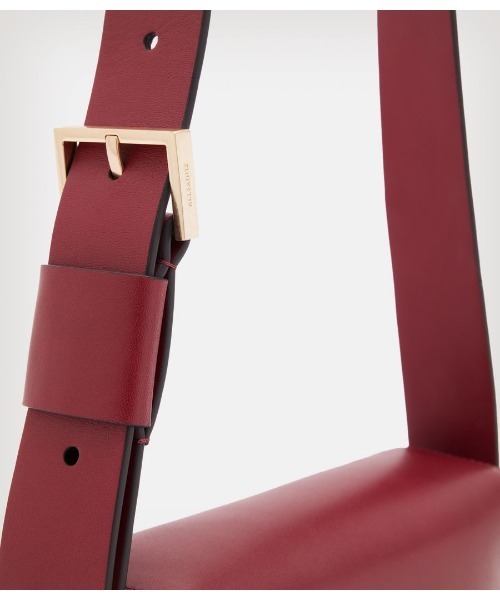 ALLSAINTS（オールセインツ）の「FRANKIE 3-IN-1 LEATHER CROSSBODY BAG | FRANKIE 3-IN-1 レザー クロスボディ バッグ（ショルダーバッグ・レディース・レッド・ONE SIZE）」の10枚目の写真