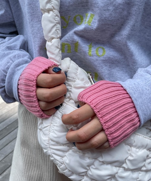 WEGO(ウィゴー)の「WEGO/2WAYカバー(アームカバー・レディース・ホワイト/ブラック/ベージュ/オフホワイト/ピンク/ライム/オレンジ/ブルー・FREE)」の7枚目の写真