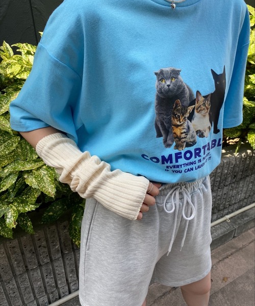 WEGO(ウィゴー)の「WEGO/2WAYカバー(アームカバー・レディース・ホワイト/ブラック/ベージュ/オフホワイト/ピンク/ライム/オレンジ/ブルー・FREE)」の20枚目の写真