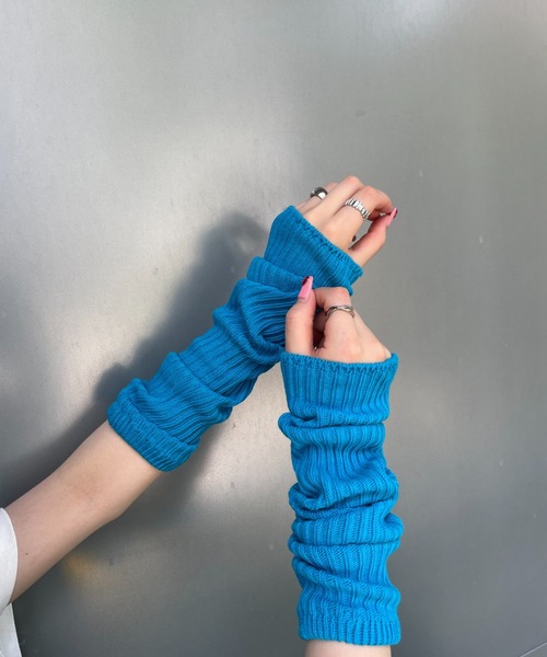 WEGO(ウィゴー)の「WEGO/2WAYカバー(アームカバー・レディース・ホワイト/ブラック/ベージュ/オフホワイト/ピンク/ライム/オレンジ/ブルー・FREE)」の19枚目の写真