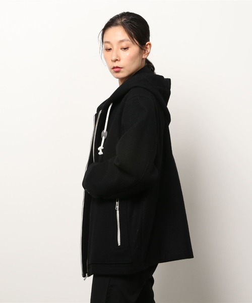 603（ロクマルサン）の「603 MELTON FOOD BLOUSON（ブルゾン・レディース・ブラック/ブルー・FREE）」の5枚目の写真