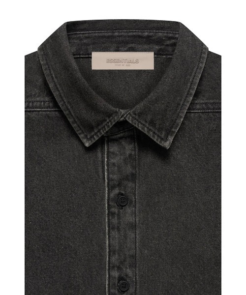FOG ESSENTIALS(エフオージーエッセンシャルズ)の「DENIM LS SHIRT(シャツ/ブラウス・メンズ・ブラック・M/XS/XXL/L/XL/S)」の5枚目の写真