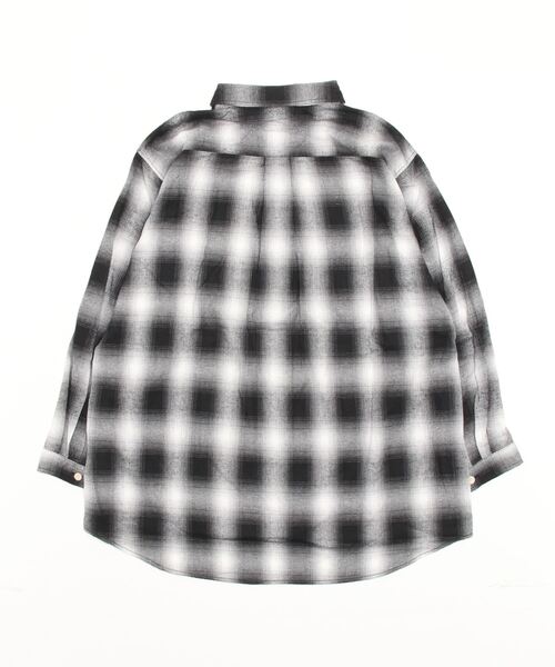 MANASTASH(マナスタッシュ)の「MANASTASH/マナスタッシュ WS BIG SHIRT(シャツ/ブラウス・レディース・ブラック/グリーン・M)」の3枚目の写真