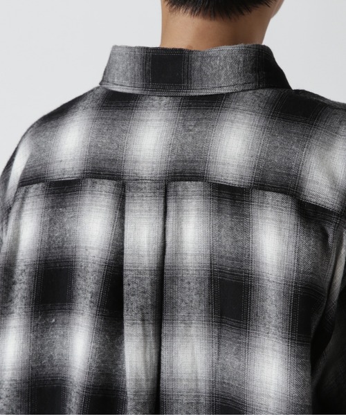 MANASTASH(マナスタッシュ)の「MANASTASH/マナスタッシュ WS BIG SHIRT(シャツ/ブラウス・レディース・ブラック/グリーン・M)」の10枚目の写真