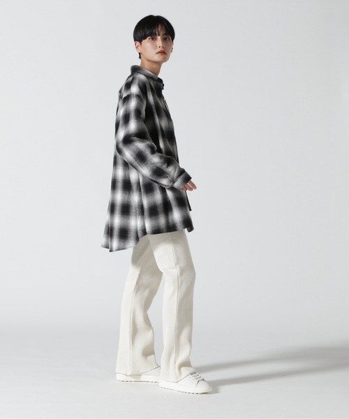 MANASTASH(マナスタッシュ)の「MANASTASH/マナスタッシュ WS BIG SHIRT(シャツ/ブラウス・レディース・ブラック/グリーン・M)」の11枚目の写真