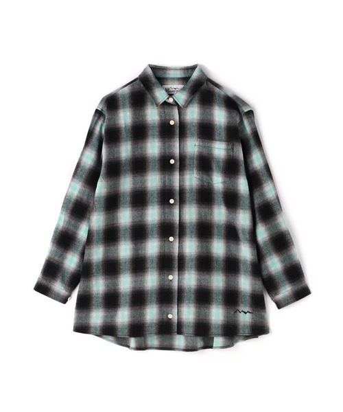 MANASTASH(マナスタッシュ)の「MANASTASH/マナスタッシュ WS BIG SHIRT(シャツ/ブラウス・レディース・ブラック/グリーン・M)」の14枚目の写真