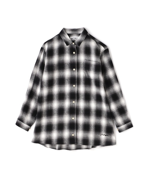 MANASTASH(マナスタッシュ)の「MANASTASH/マナスタッシュ WS BIG SHIRT(シャツ/ブラウス・レディース・ブラック/グリーン・M)」の16枚目の写真