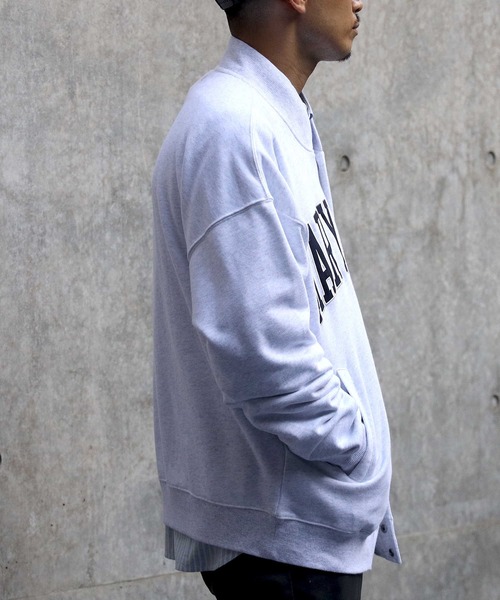 BACK NUMBER（バックナンバー）の「【BACK NUMBER】カットスナップカーデ（その他トップス・メンズ・グレー/グリーン・M/L/XL）」の9枚目の写真