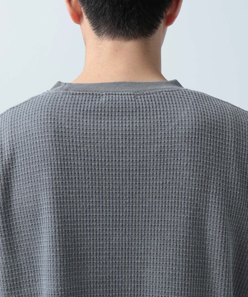 BAYFLOW(ベイフロー)の「【B-Mountain】ワッフルL/S TEE(Tシャツ/カットソー・メンズ・グレー/オフホワイト/ラベンダー・MEDIUM/LARGE)」の14枚目の写真