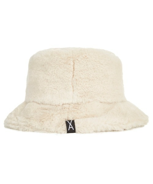 ★VARZAR★ Fur logo point bucket hat gray Fur logo point bucket hat GRAY - VARZAR | 60% - Asian