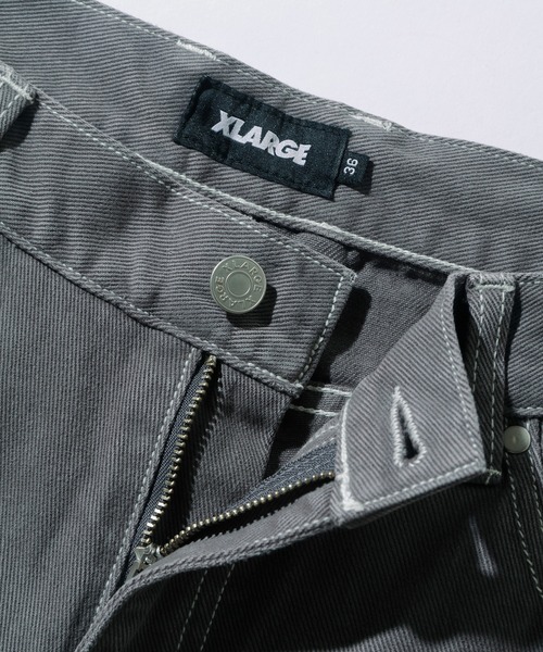 XLARGE（エクストララージ）の「EMBROIDERED OVER-DYE WORK PANTS（その他パンツ・メンズ・チャコールグレー/パープル/グリーン・32inch/30inch/34inch/36inch）」の10枚目の写真