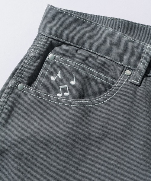 XLARGE（エクストララージ）の「EMBROIDERED OVER-DYE WORK PANTS（その他パンツ・メンズ・チャコールグレー/パープル/グリーン・32inch/30inch/34inch/36inch）」の7枚目の写真