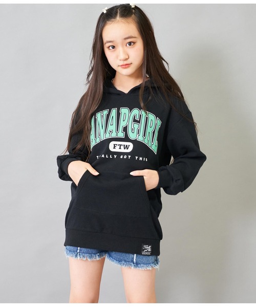 セール ロゴカレッジフーディーワンピース ワンピース Anap Girl アナップガール のファッション通販 Zozotown