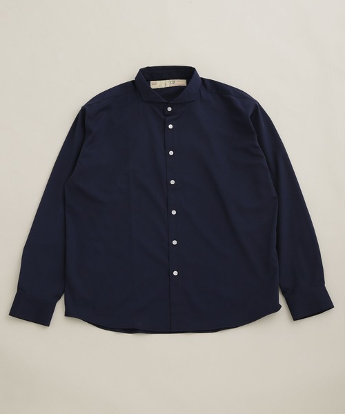 NANO universe(ナノユニバース)の「LB.04/WEB限定 エントリーワイドカッタウェイシャツ(シャツ/ブラウス・メンズ・ホワイト/ブルー/ネイビー・S/M/L)」の16枚目の写真