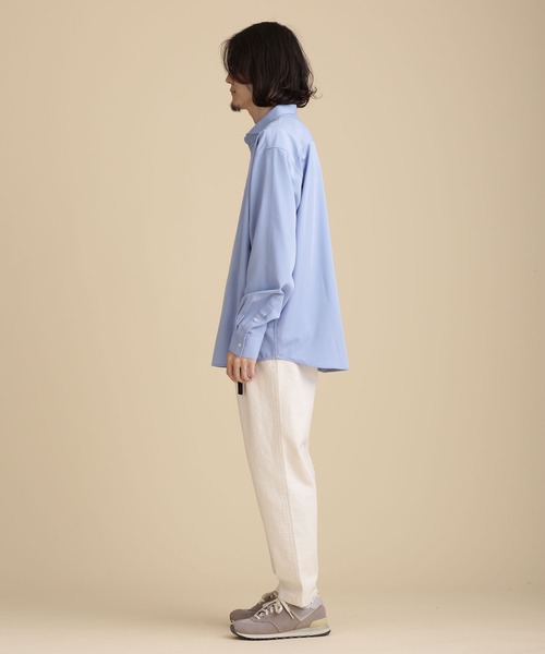 NANO universe(ナノユニバース)の「LB.04/WEB限定 エントリーワイドカッタウェイシャツ(シャツ/ブラウス・メンズ・ホワイト/ブルー/ネイビー・S/M/L)」の9枚目の写真